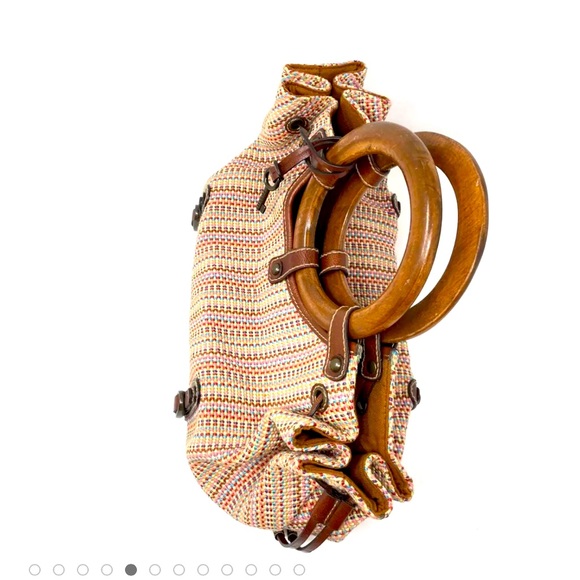 Fossil Multicoloured woven bag.Great condition - Picture 9 of 11